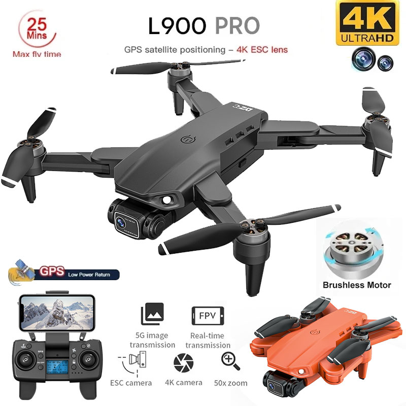 Brushed Drone Motor - L900 Pro GPS Drone 4K profesyonel