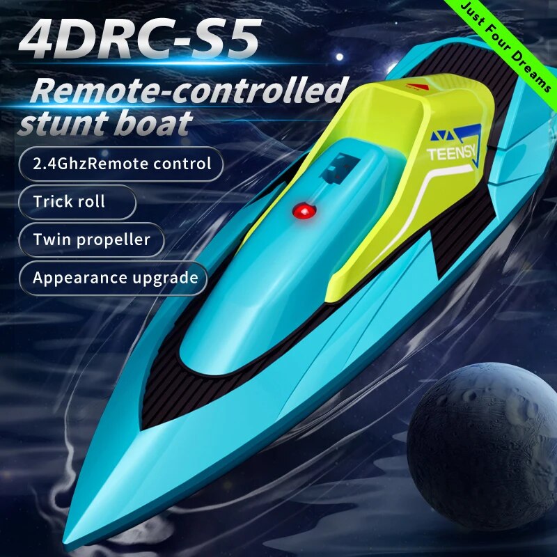 Radio Transmitter 2.4Ghz - 2.4G Mini RC Tekne 10 km/saat