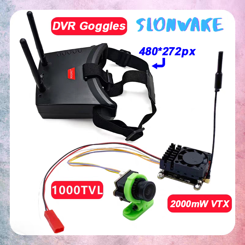 Fpv Goggles - 20Km'den Fazla Menzilli 5.8Ghz 2W FPV