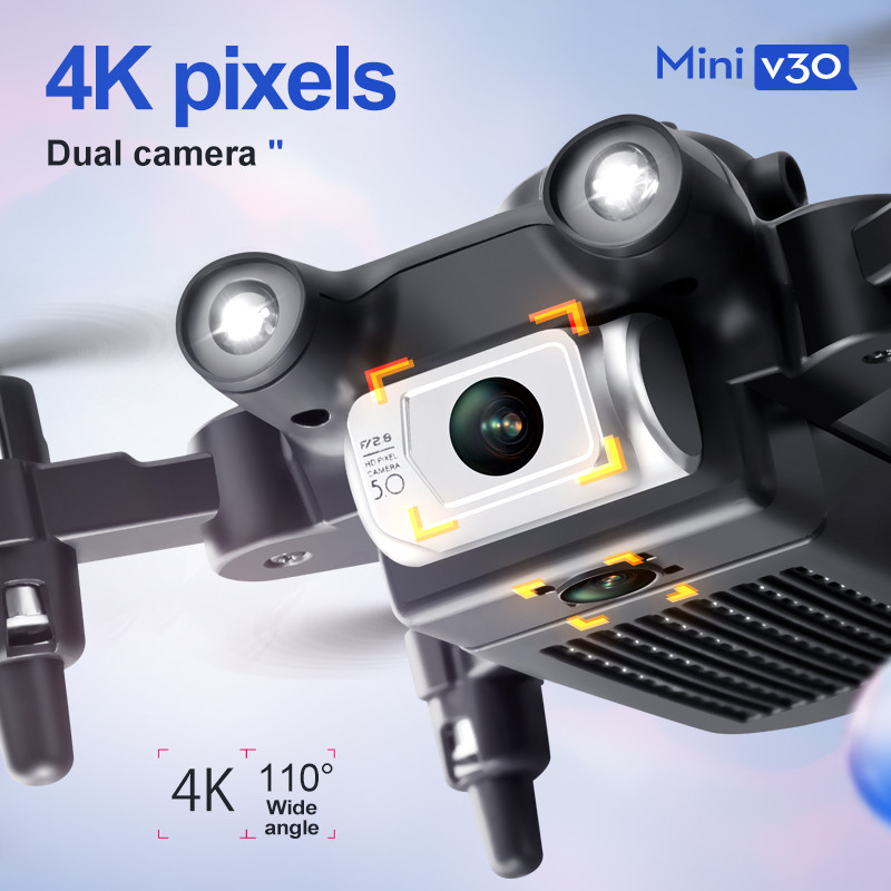 Mini V30 WiFi FPV Drone 4K HD  - Brushed Drone Motor incelemesi ve fiyatı