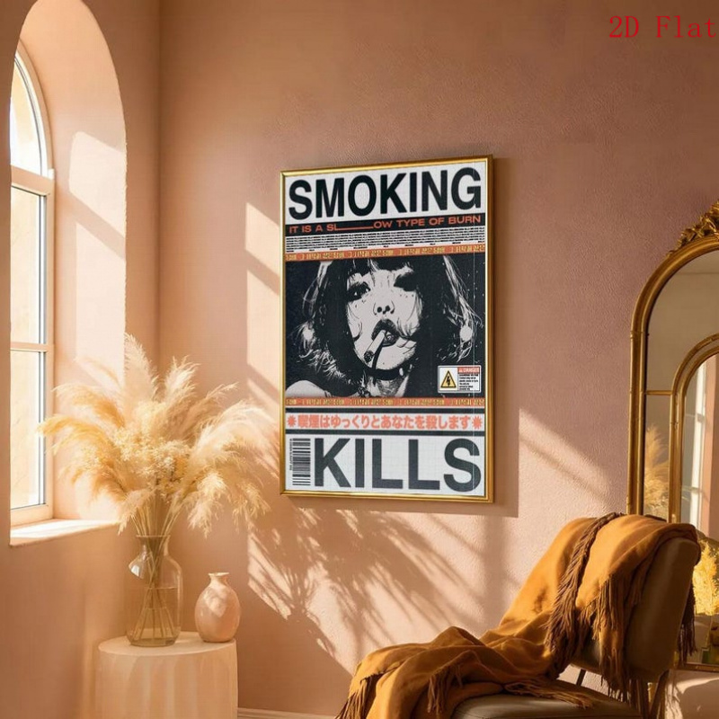 2D Düz 1/PCS Sigara İçmek Ölüm - Smoke Stopper incelemesi ve fiyatı