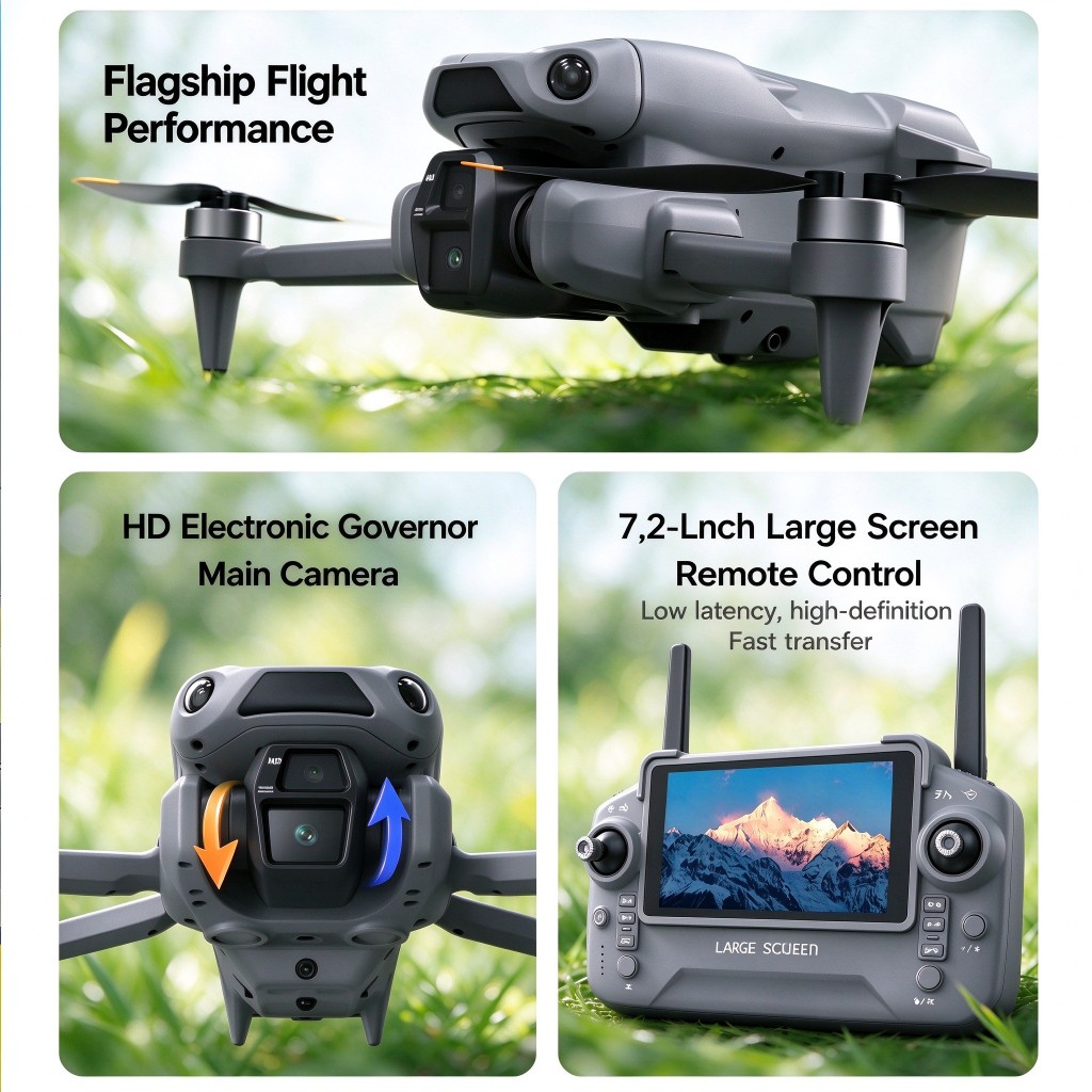 Yeni LF682 MAX GPS Drone Profe - Brushed Drone Motor incelemesi ve fiyatı