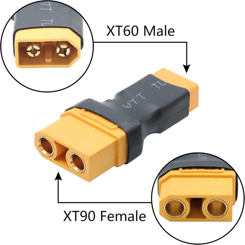 2 adet XT90 - XT60 adaptör, er - Drone Battery Charger incelemesi ve fiyatı