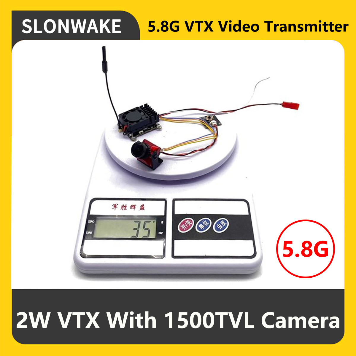 SLONWAKE 5.8G 2000mW FPV VTX V - Drone With Camera incelemesi ve fiyatı