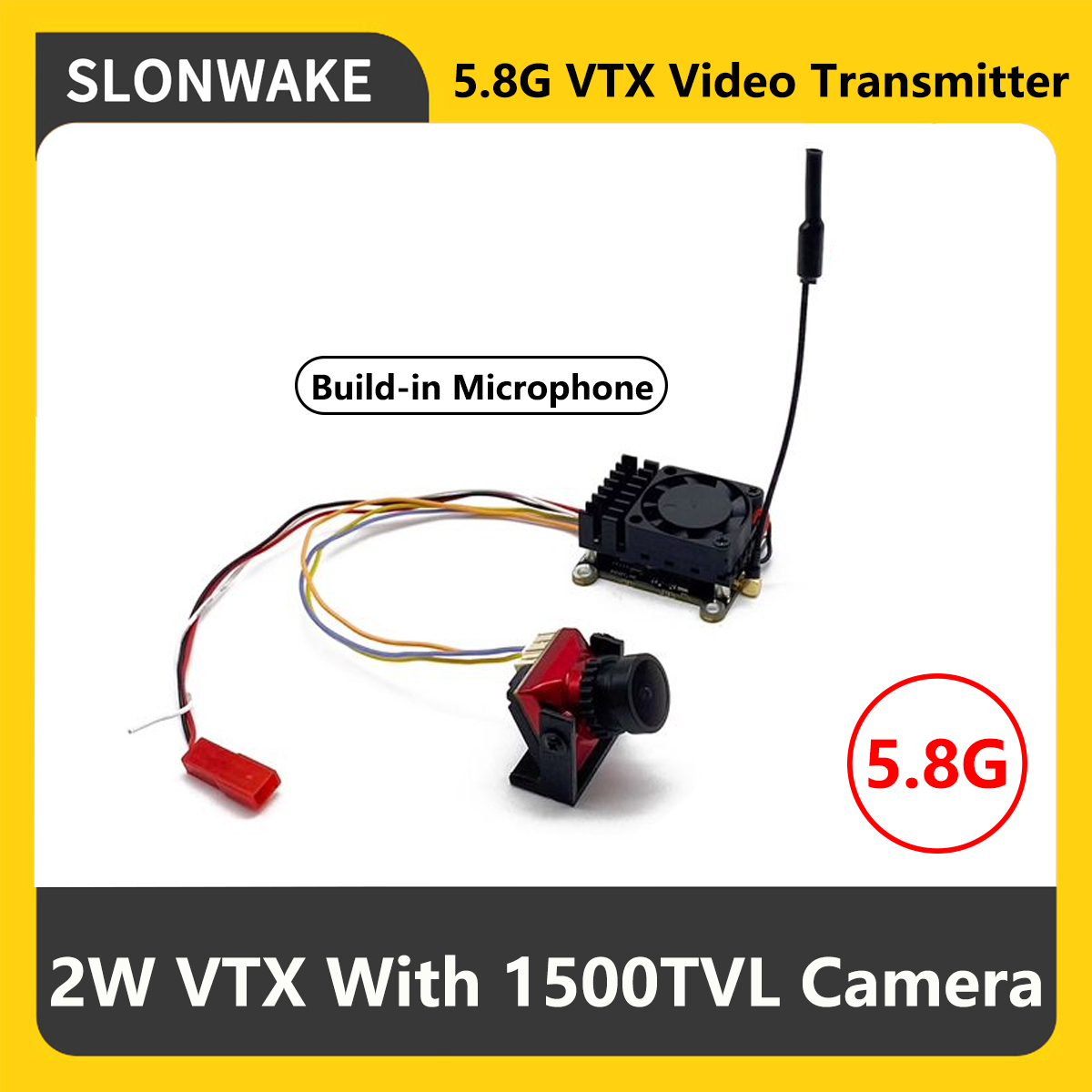 SLONWAKE 5.8G 2000mW FPV VTX V - Drone With Camera incelemesi ve fiyatı
