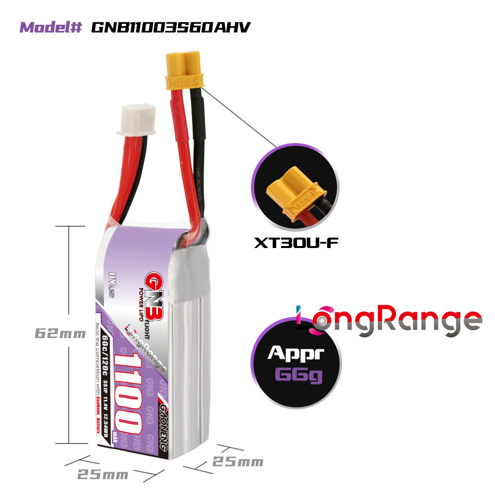 GNB 1100 mAh 2 S 3 S 4 S 6 S 6 - Lipo Battery 6S incelemesi ve fiyatı