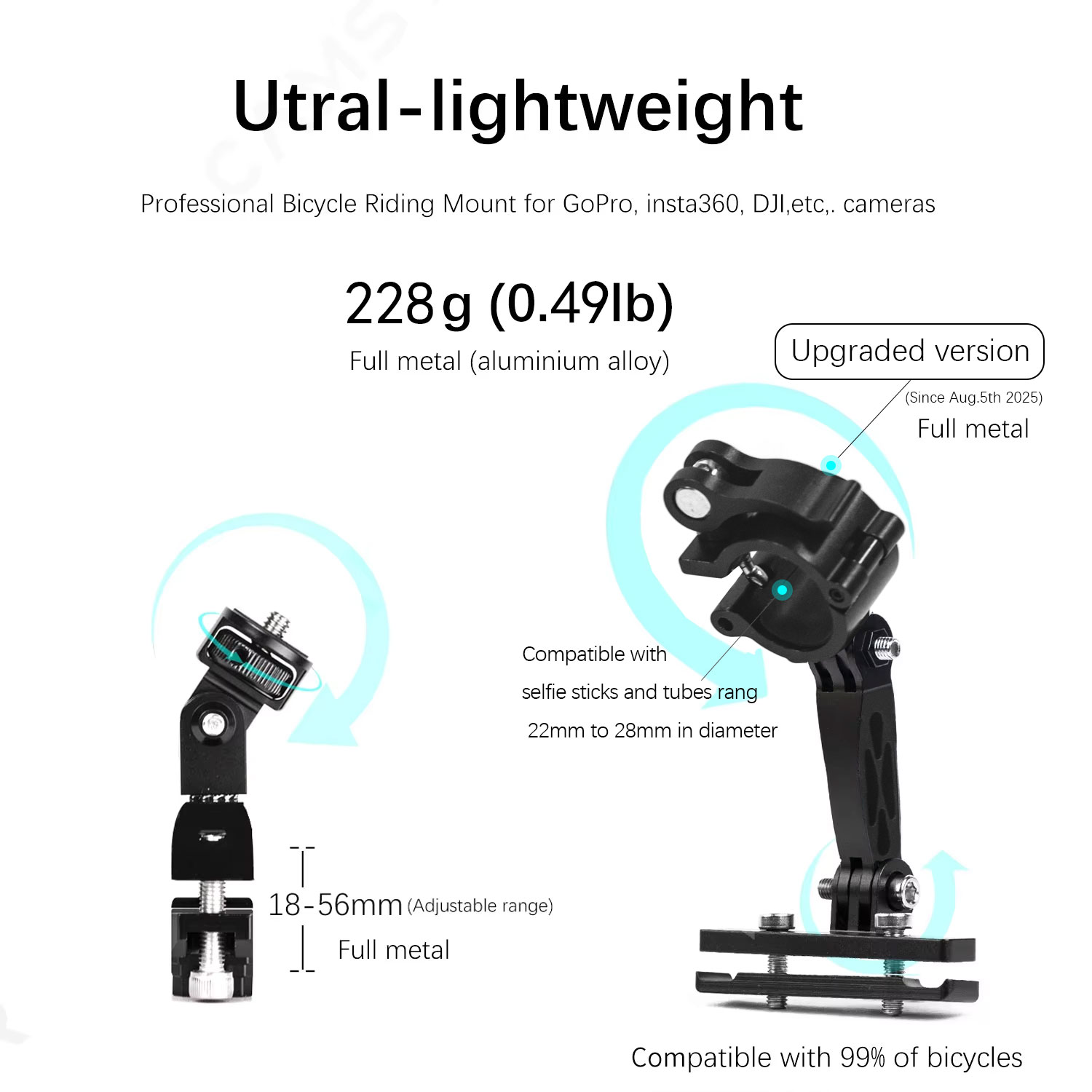 Camsteer Premium Bisiklet Sele - Runcam Camera incelemesi ve fiyatı