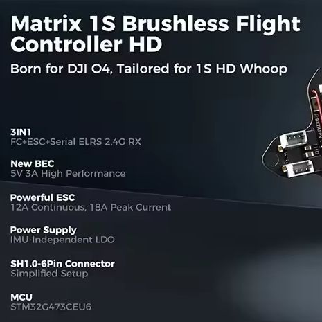 BETAFPV Matrix 1S 3IN1 HD V1.0 - Betaflight Fc incelemesi ve fiyatı