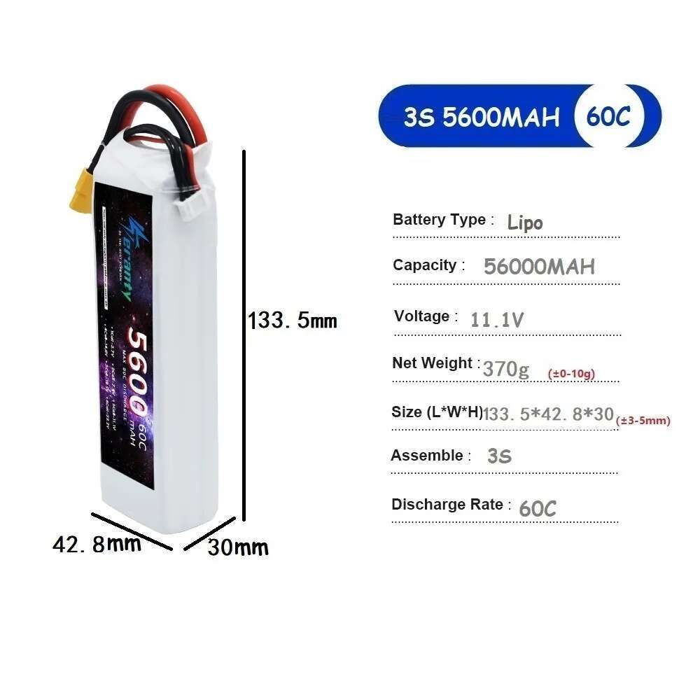 TERANTY 5600MAH 60C 2S 3S 4S 6 - Lipo Battery 6S incelemesi ve fiyatı