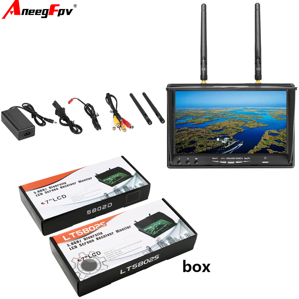LCD5802D LCD5802S 7 İnç 5.8G 4 - Fpv Goggles incelemesi ve fiyatı