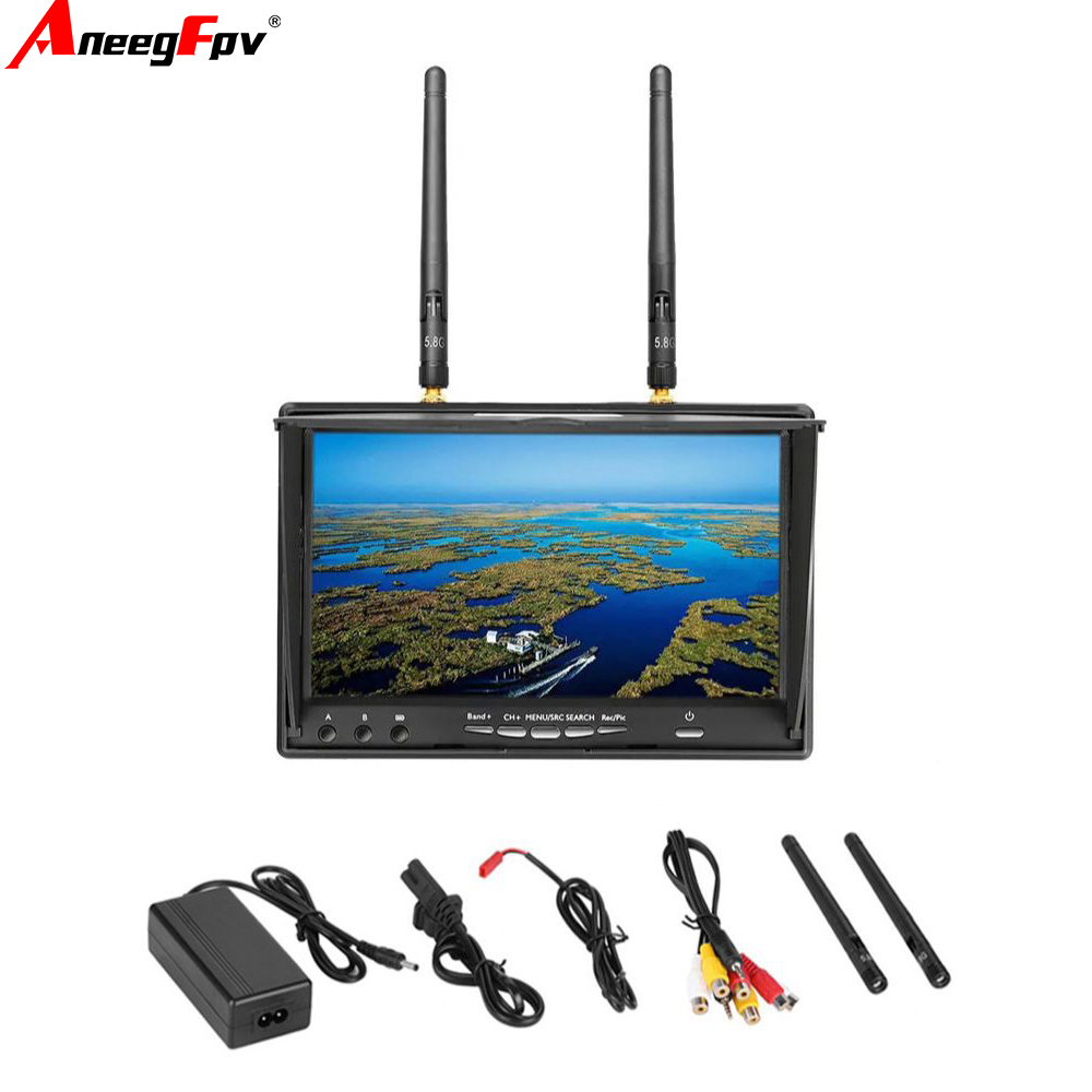 LCD5802D LCD5802S 7 İnç 5.8G 4 - Fpv Goggles incelemesi ve fiyatı