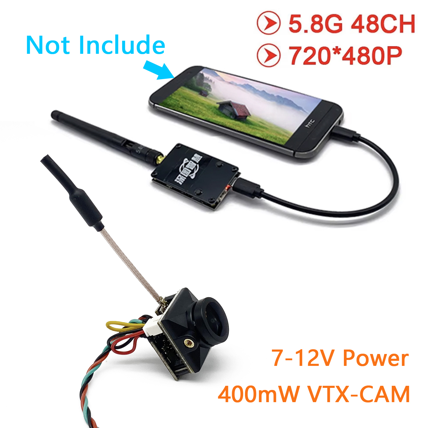SLONWAKE 5.8G Analog UVC OTG A - Analog Fpv Camera incelemesi ve fiyatı