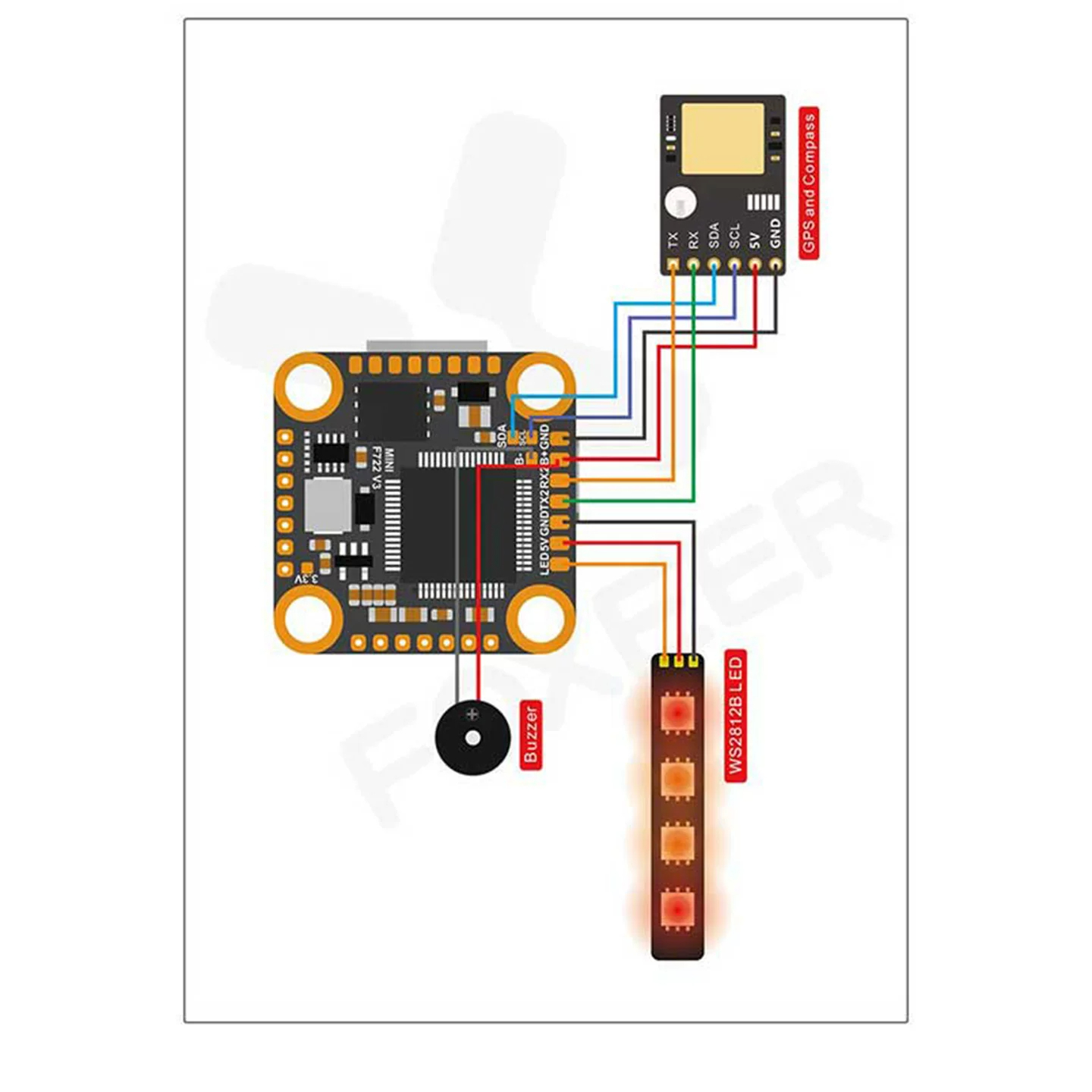FOXEER F722 V4 Mini Uçuş Kontr - F722 Flight Controller incelemesi ve fiyatı